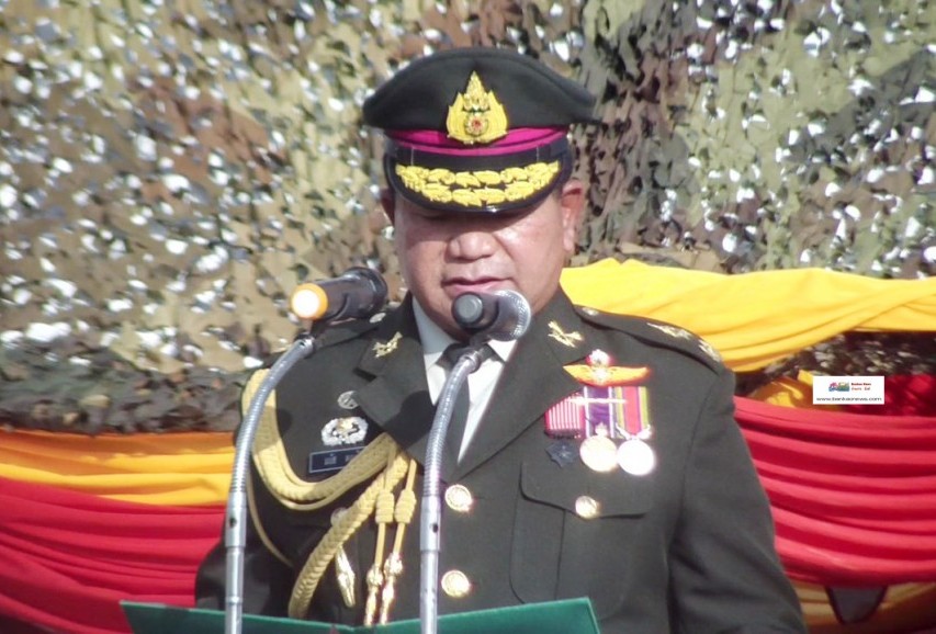กองร้อยทหารสารวัตรมณฑลทหารบกที่ 42 จัดพิธีกระทำสัตย์ปฏิญาณตนต่อธงชัยเฉลิมพลและสวนสนามเนื่องในวันกองทัพไทย