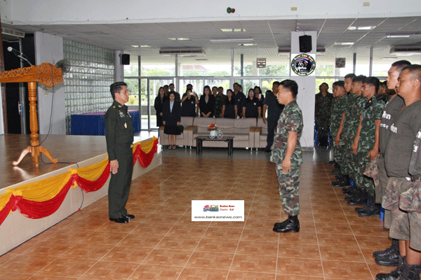 มณฑลทหารบกที่  43 เปิดโครงการปฐมนิเทศน์นักศึกษาขั้นพื้นฐานกลุ่มเป้าหมายทหารกองประจำการ ประจำภาคเรียนที่ 2 ปีการศึกษา 2558