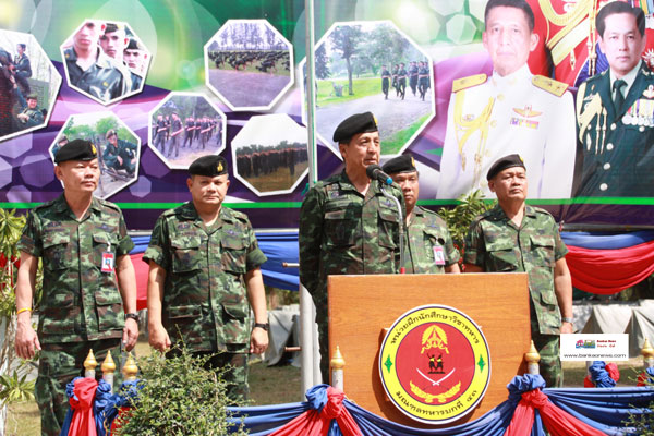 ผู้บัญชาการมณฑลทหารบกที่ 43 เปิดการฝึกภาคสนามของนักศึกษาวิชาทหาร ชั้นปีที่ 3 ประจำปี 2558