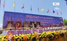 มทภ.4 ร่วมพิธีอัญเชิญผ้าพระบฏพระราชทาน งานประเพณีมาฆบูชาแห่ผ้าขึ้นธาตุ นครศรีธรรมราช