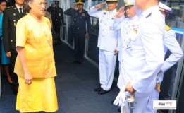 ผบช.ภ.9 พร้อมคณะแม่บ้านตำรวจจังหวัดสงขลา และตัวแทนข้าราชการตำรวจ ร่วมรับ-ส่งเสด็จฯ สมเด็จพระเทพรัตนราชสุดา สยามบรมราชกุมารี