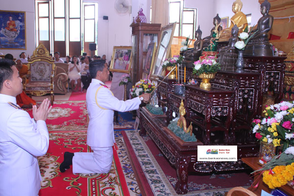 ผบ.มทบ.43 อัญเชิญสรีระร่างของพระครูสิสุทธิบุญดิตถ์(พ่อท่านนวล ปริสุทฺโธ) เข้าประดิษฐาน