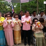 พิธีอัญเชิญบรรจุพระบรมสารีริกธาตุ บวงสรวงสมโภชน์ ซุ้มประตูพระธาตุเจดีย์ 5 พระองค์ตากสินราชานุสรณ์