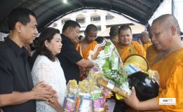 เทศบาลนครหาดใหญ่กำหนดจัดพิธีทำบุญตักบาตรบำเพ็ญกุศลสตมวาร (100 วัน) เพื่อน้อมถวายแด่พระบาทสมเด็จพระปรมินทรมหาภูมิพลอดุลยเดช (รัชกาลที่ 9)