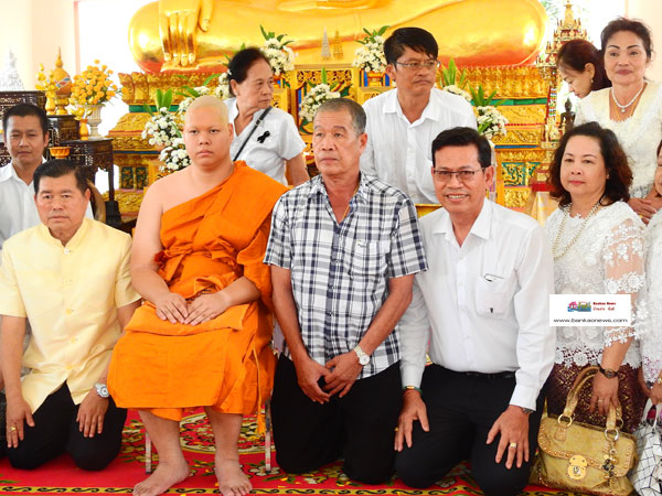 งานอุปสมบท นายสรรเพชญ บุญญามณี บุตรชายของนายนิพนธ์ บุญญามณี นายก อบจ.สงขลา