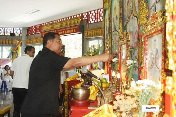 เทศบาลนครหาดใหญ่ร่วมพิธีฉลองวันคล้ายวันประสูติพระโพธิสัตว์กวนอิม ประจำปี 2560