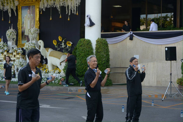 สนช.ร่วมกิจกรรมออกกำลังกายเพื่อสร้างเสริมสุขภาพพลานามัย ตามนโยบายรัฐบาล