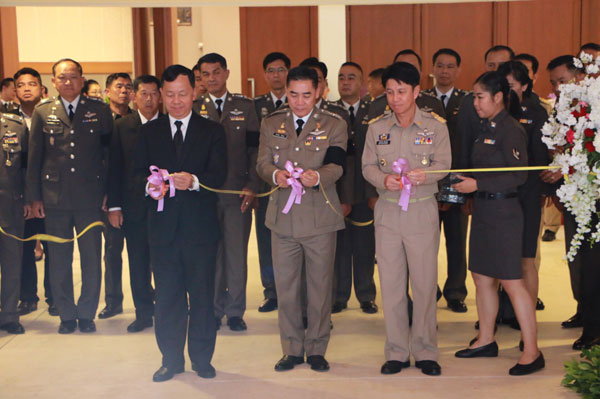 พิธีเปิดศูนย์ฝึกอบรมพัฒนาบุคลากรและสวัสดิการสำนักงานตำรวจแห่งชาติ