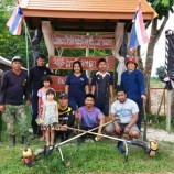 ตำบลฉาง อำเภอนาทวี จังหวัดสงขลา ร่วมกันพัฒนาและปรับภูมิทัศน์บริเวณรอบหมู่บ้าน