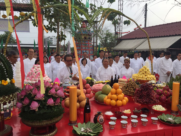 มูลนิธิโรงเจเต๋าบ้อเก็งหาดใหญ่ได้มีพิธีสักการะบูชาองค์มหาเทพกวนอู