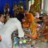 สำนักงานวัฒนธรรมจังหวัดราชบุรีดำเนินโครงการเข้าวัดทำบุญวันธรรมสวนะ จังหวัดราชบุรี ประจำปี 2560 ครั้งที่ 3