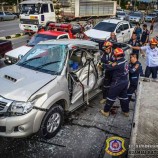 อุบัติเหตุบริเวณแยกไฟแดงโพธิ์คู่ ม.6 ต.ปากแรต อ.บ้านโป่ง จ.ราชบุรี