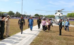 สมเด็จพระเทพรัตนราชสุดาฯ สยามบรมราชกุมารี เสด็จพระราชดำเนินทรงปฏิบัติพระราชกรณียกิจ ณ โรงเรียน ตชด.สันติราษฎร์ประชาบำรุง