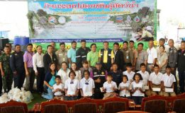 เชฟรอนฯ จับมือสมาคมประมงอำเภอขนอมและภาคีเครือข่ายฯ ร่วมปล่อยพันธุ์สัตว์น้ำสู่ทะเลอ่าวไทย 4 ล้านตัว