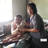 สำนักข่าวบ้านข่าวลงพื้นที่หมู่บ้านควนเสม็ด  เพื่อเยี่ยมให้กำลังใจผู้สูงอายุและผู้ป่วยพิการที่ติดเตียง