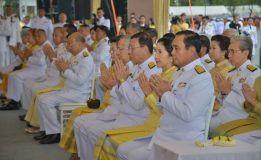 สนช. ร่วมพิธีทำบุญตักบาตรพระสงฆ์และสามเณร 670 รูป เนื่องในวันเฉลิมพระชนมพรรษาสมเด็จพระเจ้าอยู่หัว 66 พรรษา 28 กรกฎาคม 2561