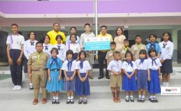 โรงเรียนเทศบาล 4 (บ้านแหลมทราย) มอบทุนการศึกษา  ทุนเยาวชนคนดี ประจำปี  2561