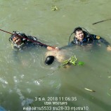 ชายชาวต่างชาติกระโดดน้ำบริเวณท่าน้ำสะพานพุทธ