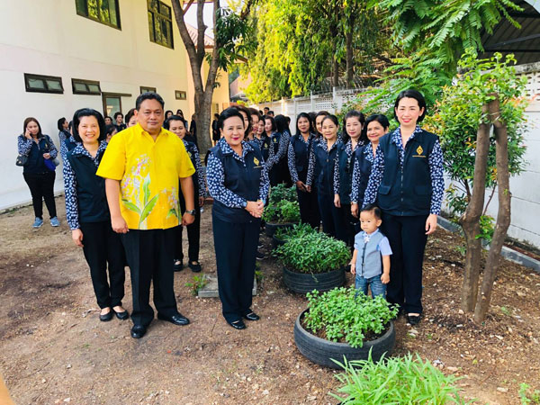 นายกสมาคมแม่บ้านมหาดไทย และคณะ ติดตามโครงการส่งเสริมและสนับสนุนการบริหารจัดการขยะ”ครอบครัวมหาดไทย​ ห่วงใยสิ่งแวดล้อม” ในพื้นที่จังหวัดสระบุรี