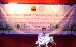 งานวันผู้พิการสากลจังหวัดกำแพงเพชรประจำปี  2561