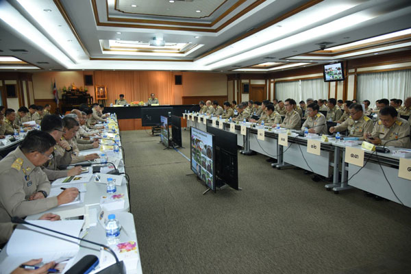 กระทรวงมหาดไทย​ประชุมขับเคลื่อนและติดตามนโยบายของรัฐบาล