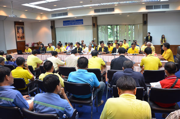 ประชุมคณะกรรมการจัดการชลประทาน ลุ่มน้ำพรม-เชิญ (JMC) เรื่อง แผนส่งน้ำเพื่อการเพาะปลูกพืชฤดูฝน ปี 2562