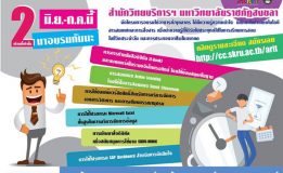 มรภ.สงขลา ติวเข้ม 6 หลักสูตรทางคอมพิวเตอร์ ดึงอาจารย์-เจ้าหน้าที่ฝึกอบรม ประยุกต์ใช้การสอน