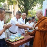 บก.ทท.(นทพ.)​ กิจกรรมทำบุญตักบาตรและพิธีทอดผ้าป่าสามัคคี เททองหล่อพระพุทธรูป “หลวงพ่อใหญ่”