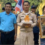 ‘แม่สะเรียง’ ประกอบพิธีอัญเชิญเงินขวัญถุงพระราชทานกองทุนแม่ของแผ่นดิน