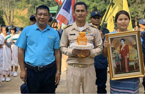 ‘แม่สะเรียง’ ประกอบพิธีอัญเชิญเงินขวัญถุงพระราชทานกองทุนแม่ของแผ่นดิน