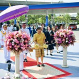 สมเด็จพระกนิษฐาธิราชเจ้า กรมสมเด็จพระเทพรัตนราชสุดาฯ สยามบรมราชกุมารี เสด็จพระราชดำเนินไปทรงเปิดร้านภัทรพัฒน์