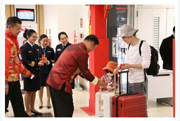 สนามบินเชียงใหม่ จัดกิจกรรมต้อนรับนักท่องเที่ยวจีน เผย ‘อู่ฮั่น’ งดเที่ยวบินถึง 4 กพ.
