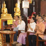 รองผู้ว่าฯ สุราษฎร์ธานี ร่วมพิธีเจริญพระพุทธมนต์สมโภช ปิดทอง พระพุทธเญยยอญฏิมา