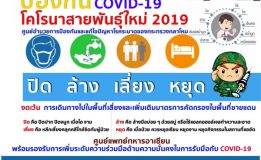 ป้องกัน COVID-19 โคโรนาสายพันธุ์ใหม่ 2019