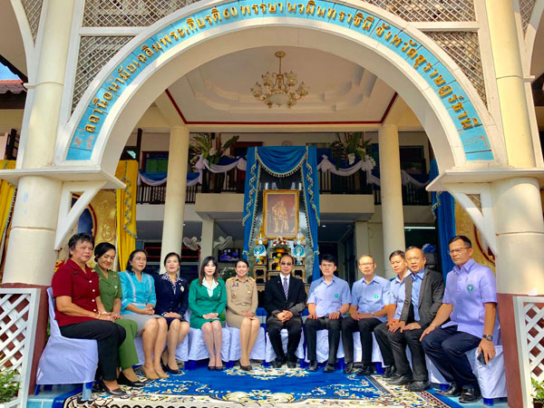 ที่ปรึกษามูลนิธิพัฒนาสถานีอนามัยเฉลิมพระเกียรติ 60 พรรษา นวมินทราชินี ลงพื้นที่จังหวัดสุราษฎร์ธานีตรวจเยี่ยมและติดตามผลการดำเนินงานสถานีอนามัยเฉลิมพระเกียรติฯ บ้านควนยูง