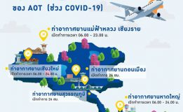 ประกาศ เวลาเปิด – ปิดสนามบินทั้ง 6 แห่งของ AOT ในช่วง COVID-19 นี้ ‼️