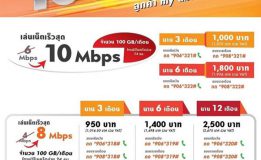 CAT เล่นเน็ตเพลิน เดือนละ 100 GB