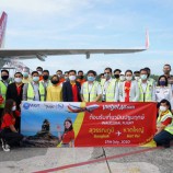 ท่าอากาศยานหาดใหญ่ร่วมต้อนรับเที่ยวบินปฐมฤกษ์สายการบิน Thai Vietjet Air