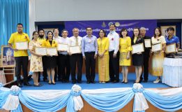 เทศบาลนครหาดใหญ่จัดพิธีปิดโครงการเตรียมความพร้อมสำหรับโรงเรียนสู้ภัย COVID-19