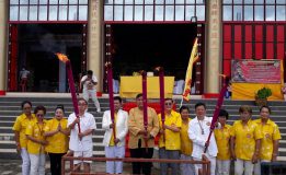 สมาคมมตตาธรรมมหาพระโพธิตว์กวนอิม ภาคใต้จัดแถลงข่าวงานพิธีพุทธาภิเษกองค์พระอวโลกิเตศวรโพธิสัตว์กวนอิมปางมหาจักรพรรดิ โพธิสัตว์กวนอิมพันกรเหนือ-ใต้และสององค์สมเด็จคู่บารมี