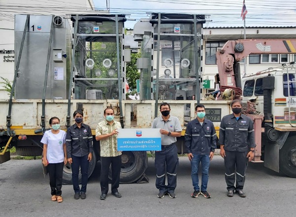 เชฟรอนมอบตู้ตรวจเชื้อความดันบวก สนับสนุนภาครัฐสู้ภัยโควิด-19 ในจังหวัดสงขลา