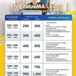 NT ValueMax Fiber เน็ตบ้านไฟเบอร์ออฟติกแท้ 100% คุ้มเต็มแมกซ์ ครอบคลุมทุกไลฟ์สไตล์