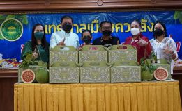 กรมทรัพย์สินทางปัญญา สนับสนุนกล่องบรรจุภัณฑ์ส้มโอหอมควนลัง (Packaging)