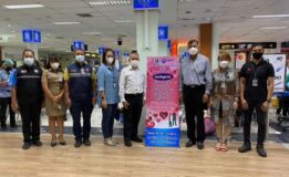 ผู้ว่าฯ สงขลา ตรวจเยี่ยมพื้นที่และให้กำลังใจผู้ใช้บริการ ท่าอากาศยานหาดใหญ่