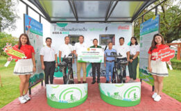 หาดทิพย์ มอบสถานีสุขภาพ “Bike for Health & Energy” เปลี่ยนพลังกายเป็นพลังงานไฟฟ้า