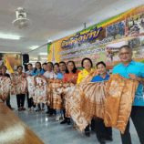 กลุ่มสตรีหมู่ 4 บ้านเจดีย์หลวง ตำบลควนทอง ร่วมกับผู้ใหญ่บ้านหมู่ 4 ร่วมมือกันจัดการขยะในท้องที่อย่างยั่งยืน