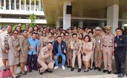 เทศบาลนครหาดใหญ่ร่วมให้การต้อนรับ นายอนุทิน ชาญวีรกุล รองนายกรัฐมนตรีและรัฐมนตรีว่าการกระทรวงมหาดไทย