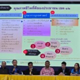“กขป.เขต 12 ชี้การใช้ทุนทางพหุวัฒนธรรมเสริมพื้นฐานครอบครัวคือหัวใจการสร้างสุขภาวะ”