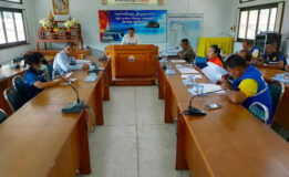 อำเภอขนอมประชุมคณะกรรมการศูนย์ปฏิบัติการความปลอดภัยทางถนนอำเภอขนอม และผู้ปฏิบัติหน้าที่ประจำจุดตรวจการป้องกันและลดอุบัติเหตุทางถนนในช่วงเทศกาลสงกรานต์ พ.ศ.2568