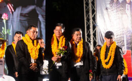 ทีมบ้านพรุก้าวหน้า สุจริต เที่ยงธรรม นำความก้าวหน้า พัฒนาท้องถิ่น